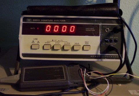 Picture of signature analyzer