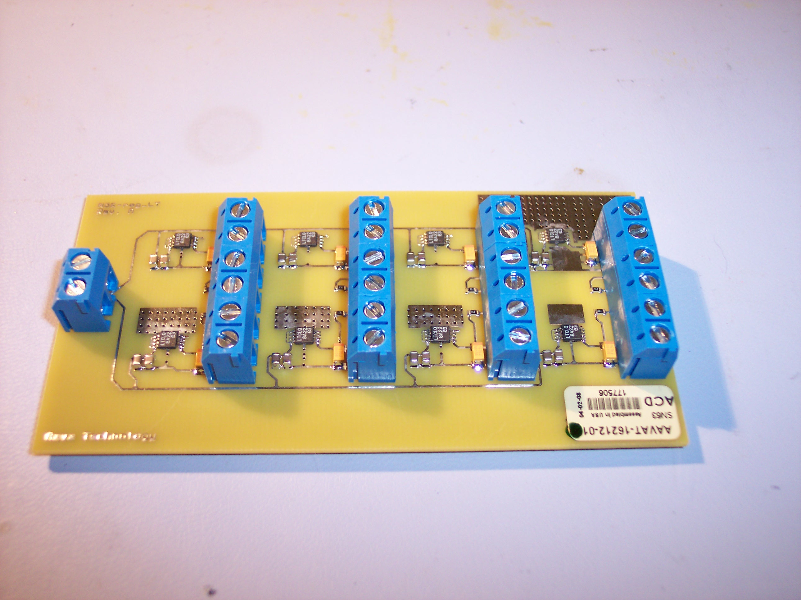 Picture of r5k sensor interface pcb
